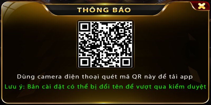 Lấy link tải app chính thức tại trang chủ