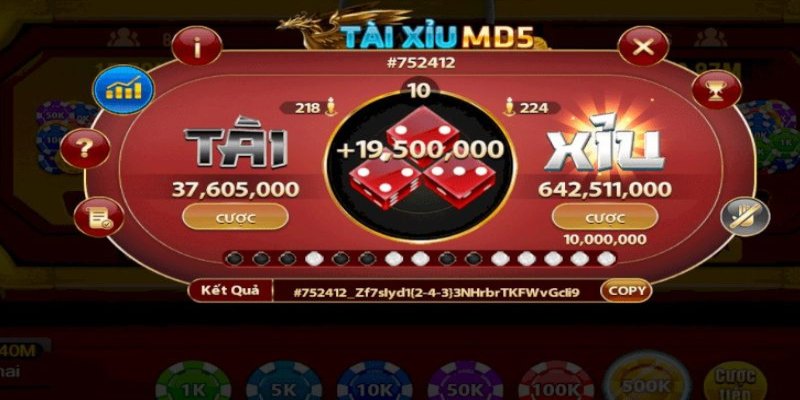 Thông tin về tài xỉu MD5